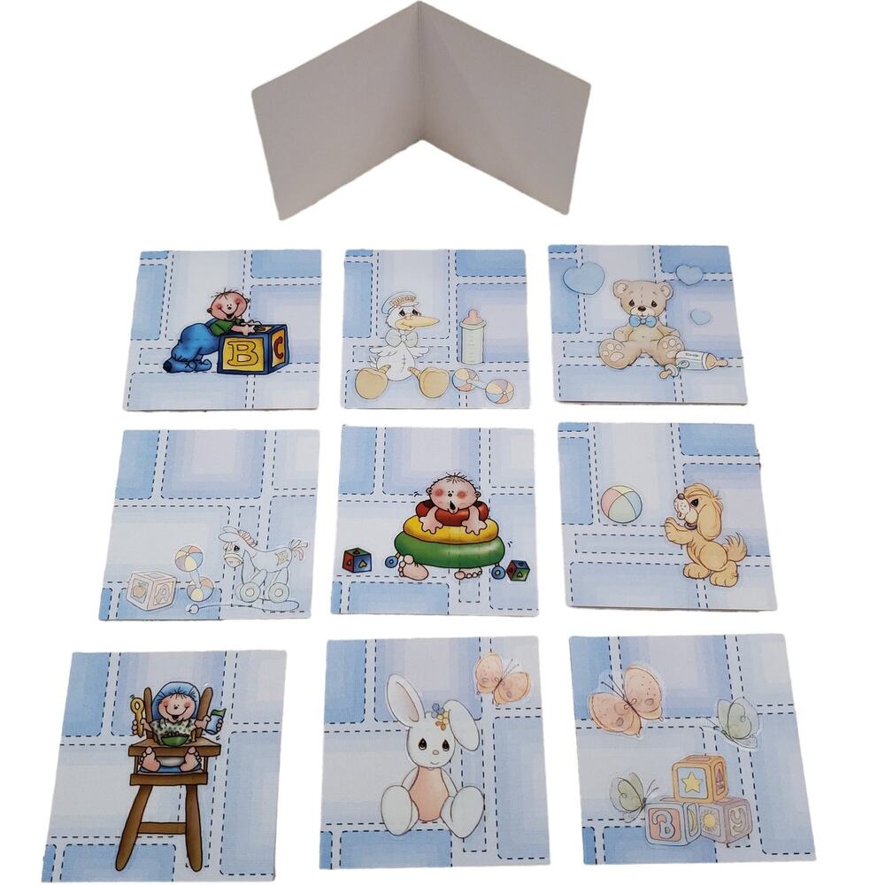 Handmade Baby Boy Baby Shower Cards Gift Cards Gift Bag Tags Baby Shower Cards